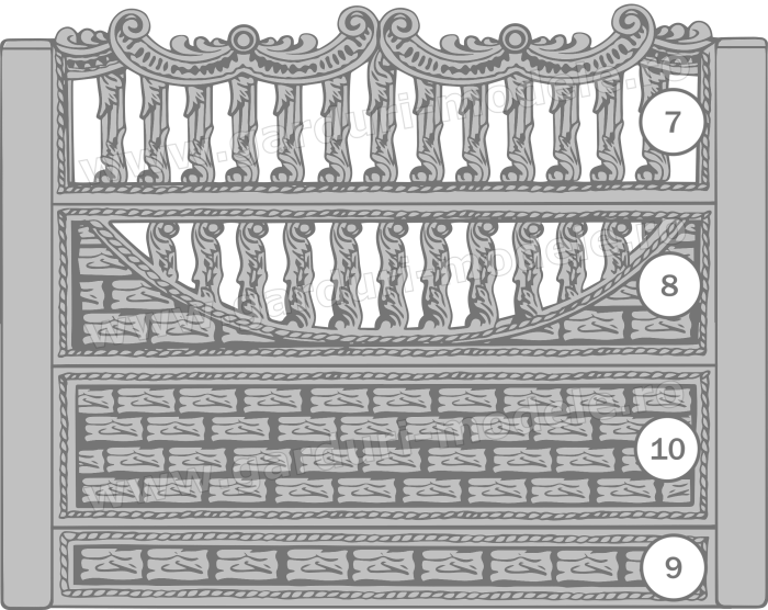 Imagini gard Gard beton armat 7, 8, 10, 9