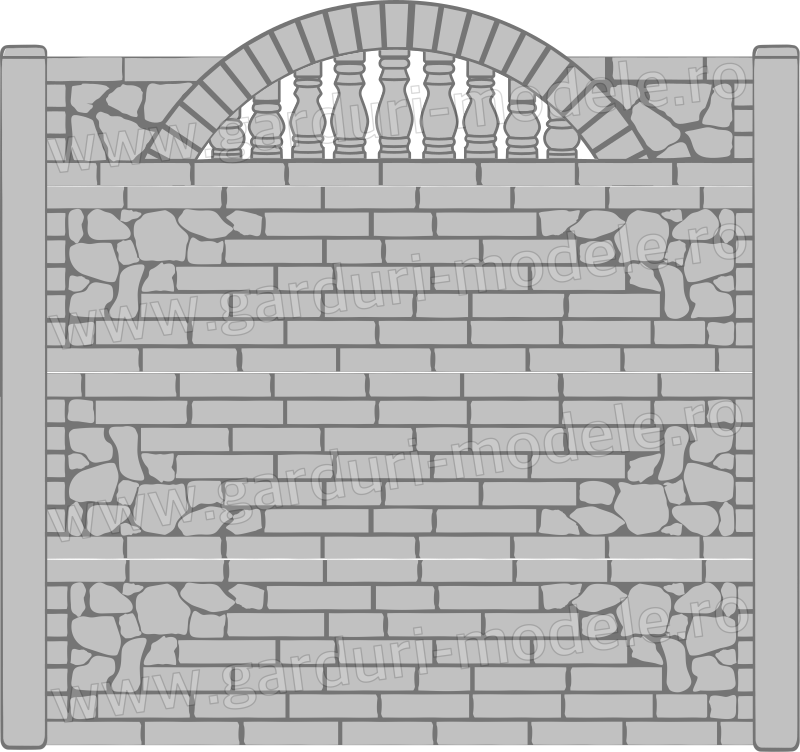 Imagini gard Gard beton armat Arca 1, 2, 2, 2
