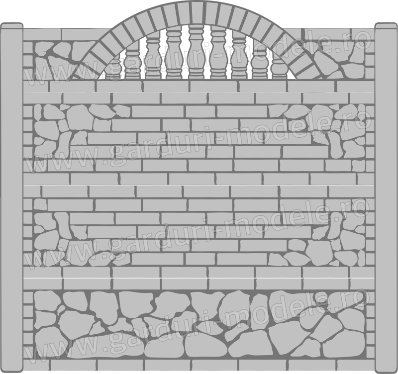 Imagini gard Gard beton armat Arca 1, 2, 2, 3
